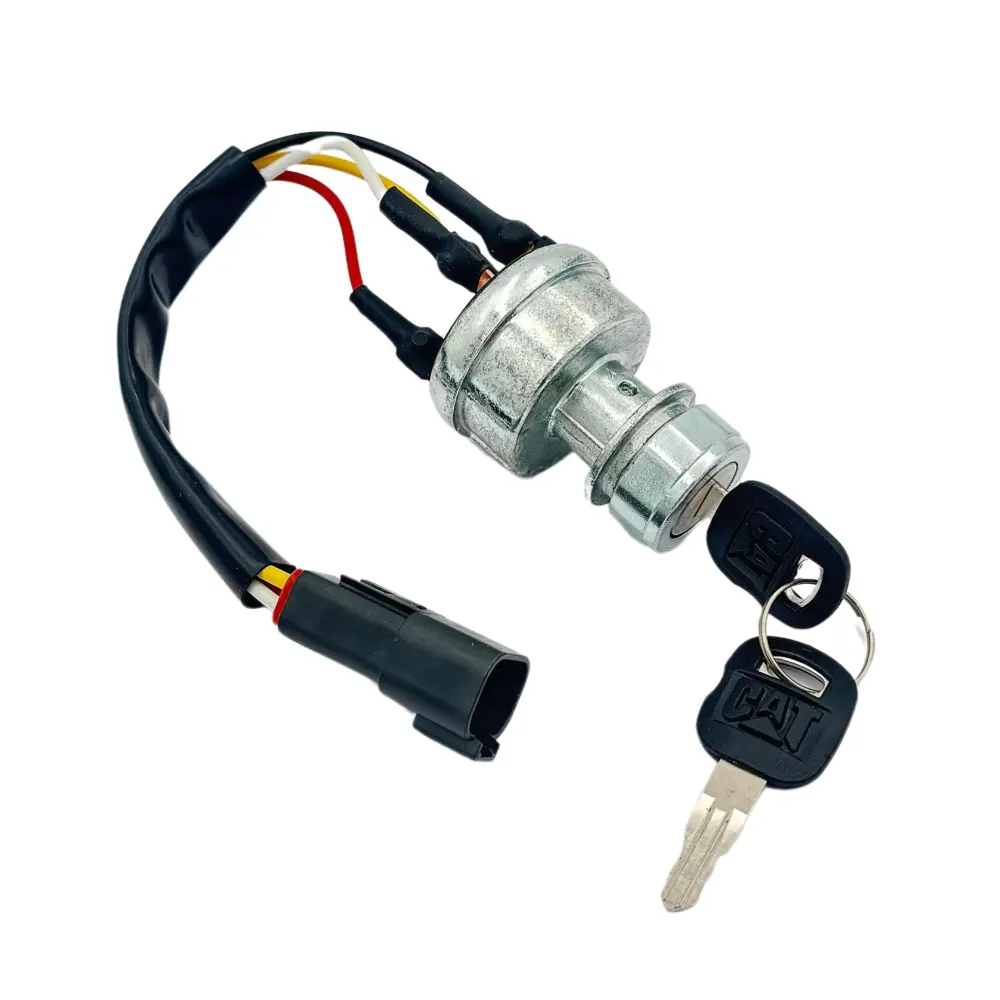 1107887 110-7887 Interruptor de Encendido con 2 Llaves para Caterpillar 120M 236B 416F2 420D 428F2