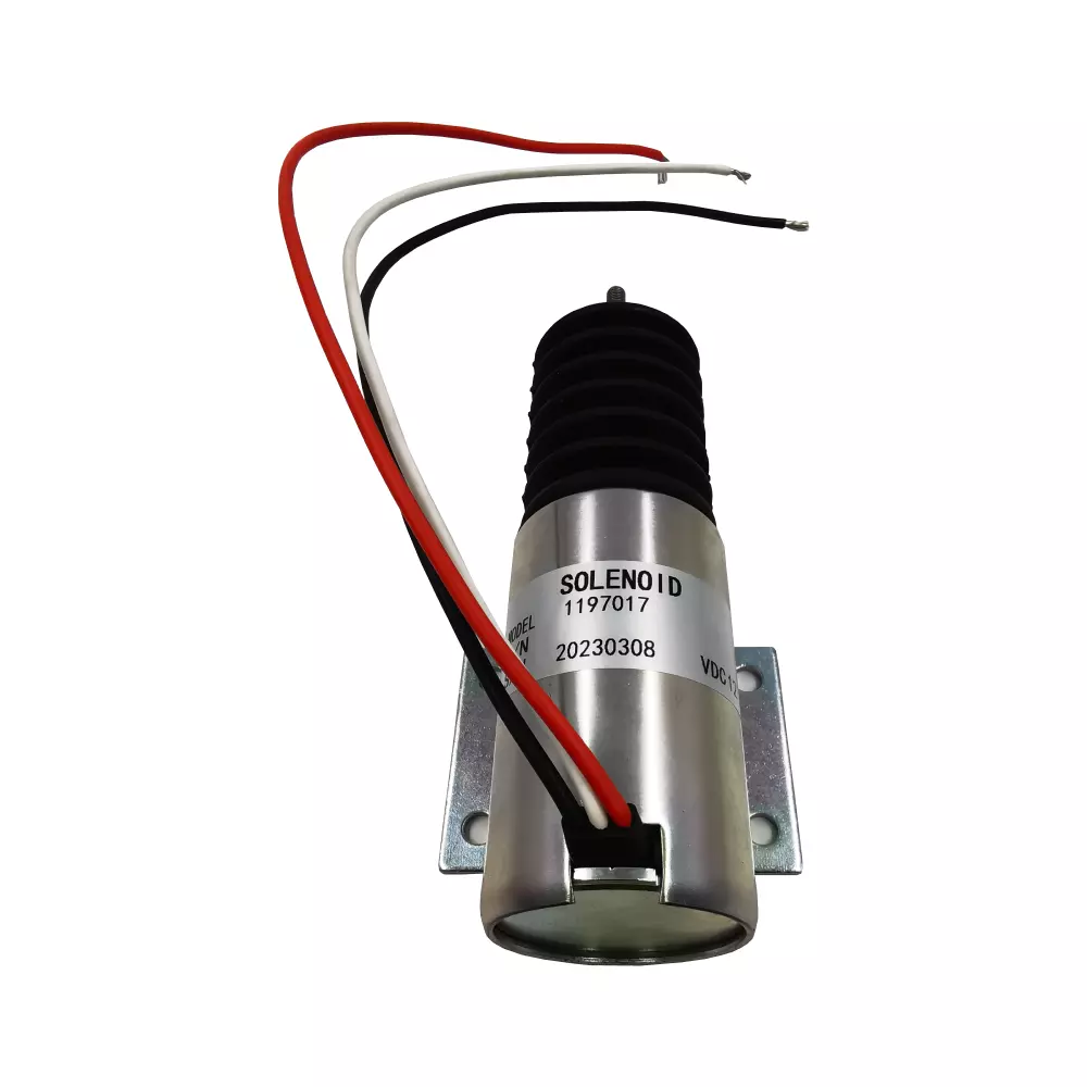120-4187 1204187 Válvula Solenoide de parada 24V Solenoid GP-Throttle Caterpillar PM-465 PS-150C PS-360C CB-434C CB-534C CB-535B CB-634C CP-433E CP-533D CP-533E