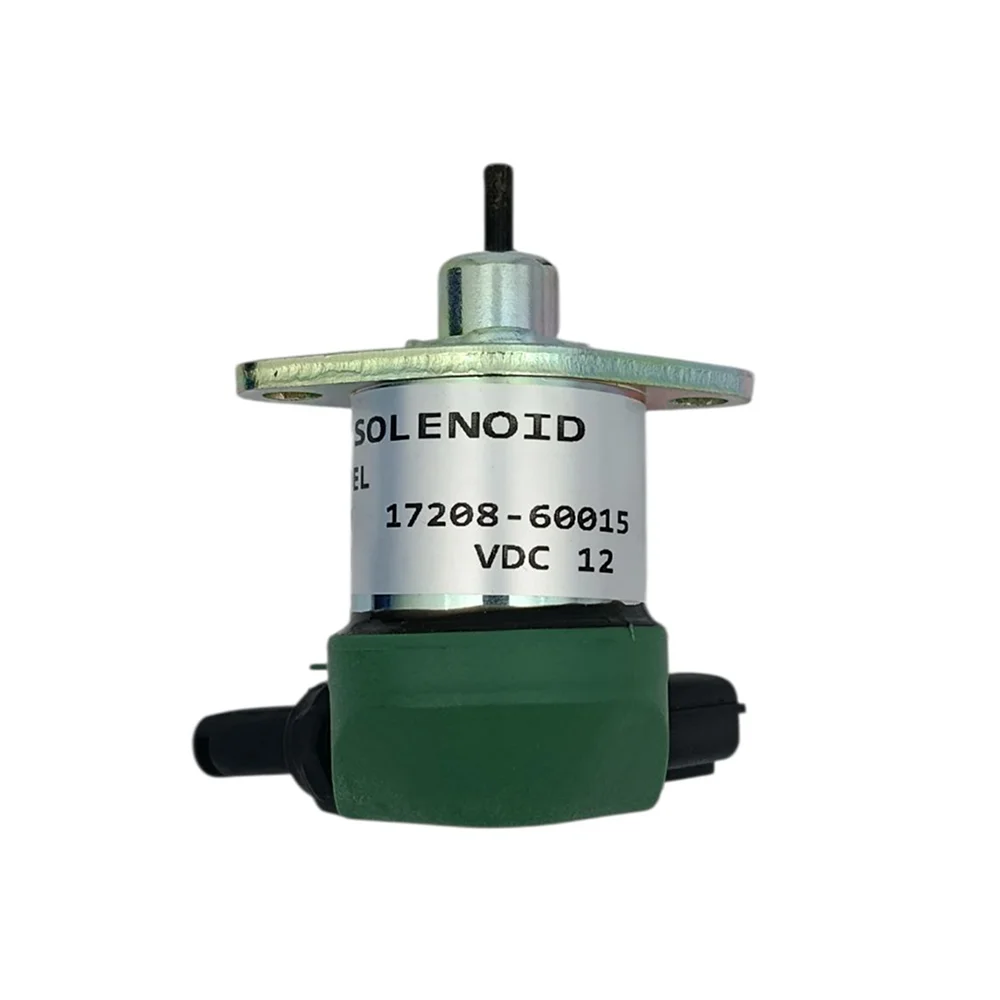17208-60016 1720860016 Solenoide de Corte de Combustible 12V para Motor Kubota D905 D1005 D1105 V1205 V1305 V1505 V2203