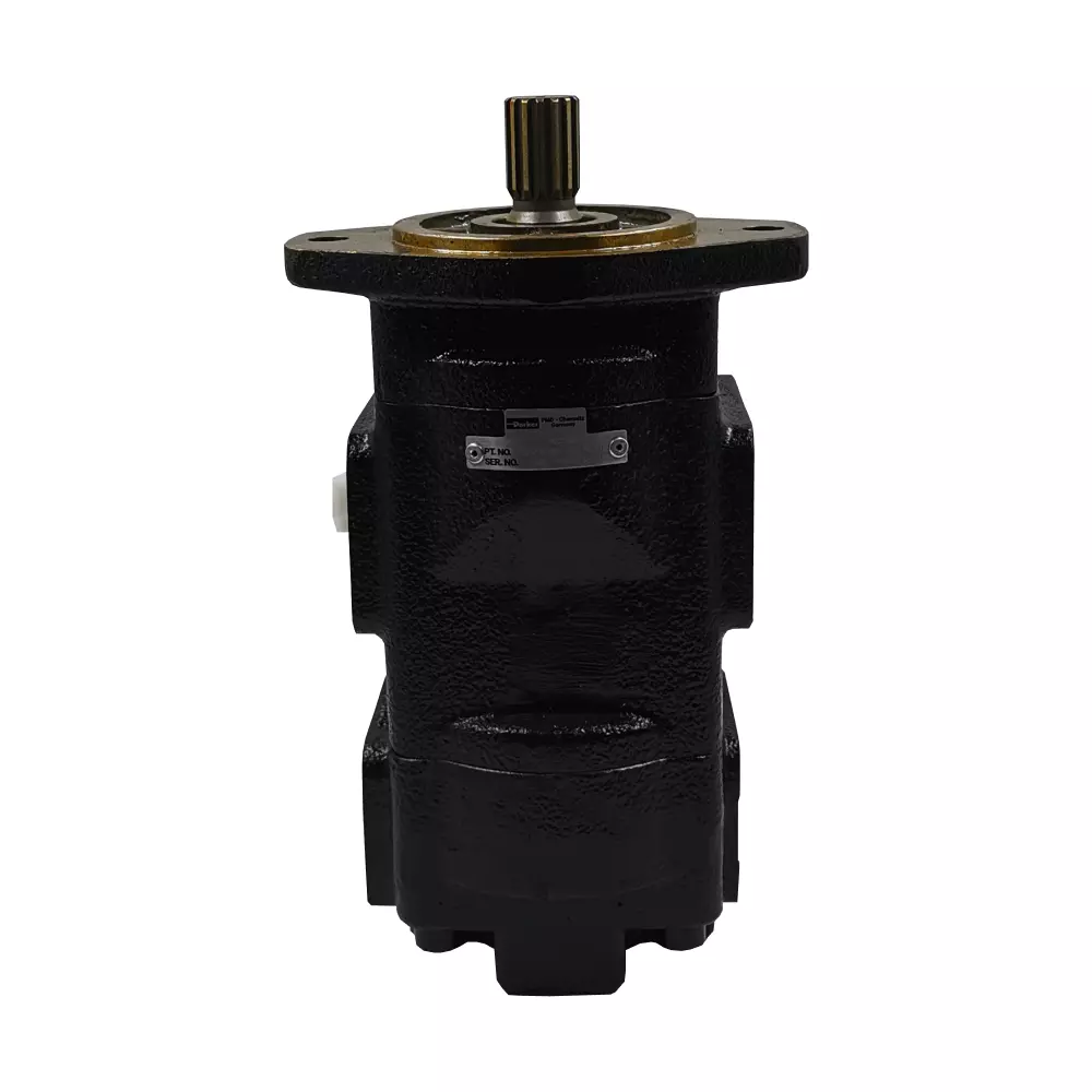 332/F9030 Bomba Hidráulica OEM Parker Eje Estriado Giro Derecho 36 + 29 CC/REV JCB 214E 3CX