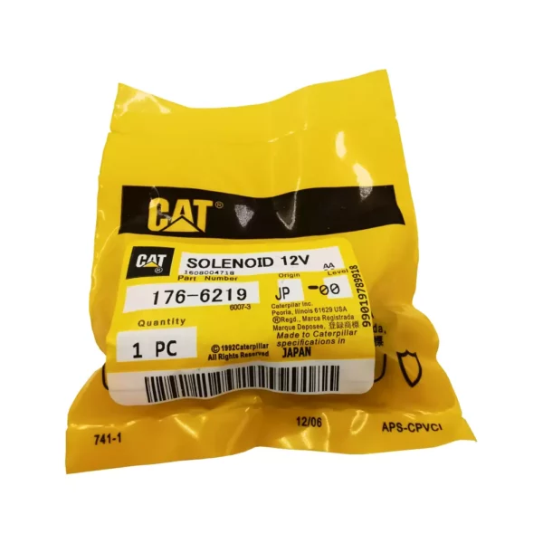 1766219 176-6219 Solenoide 12V Caterpillar C3.3 C4.4 C7.1 3054 416E