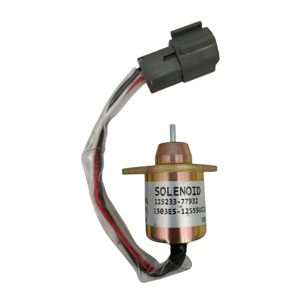 119233-66511 11923366511 Solenoide de Corte de Combustible 12V para Motor Yanmar 3TNV88 4TNV88 3TNV76 3D88E 4TNV84T