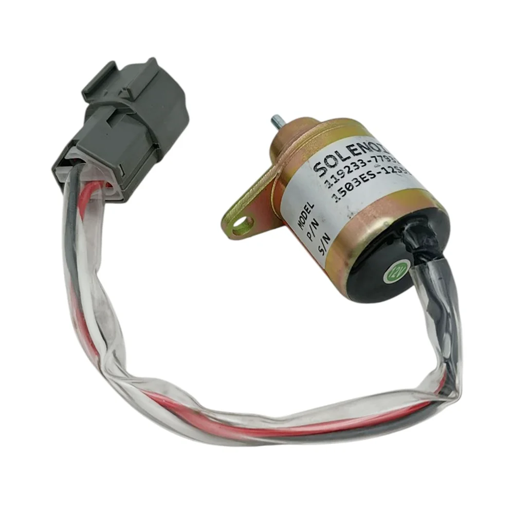 119233-77932 11923377932 Solenoide de Corte de Combustible 12V para Motor Yanmar 3TNV88 4TNV88 3TNV76 3D88E 4TNV84T