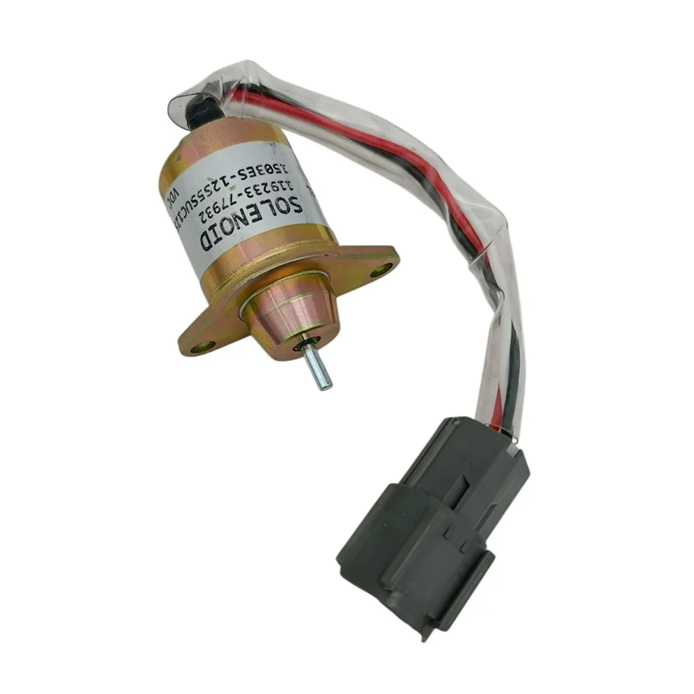 119233-7932 1192337932 Solenoide de Corte de Combustible 12V para Motor Yanmar 3TNV88 4TNV88 3TNV76 3D88E 4TNV84T