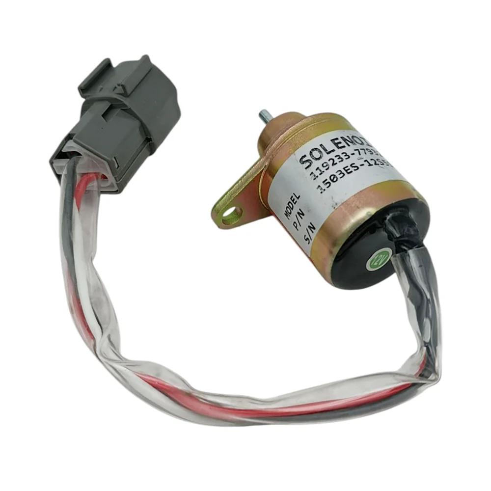 119233-7932 1192337932 Solenoide de Corte de Combustible 12V para Motor Yanmar 3TNV88 4TNV88 3TNV76 3D88E 4TNV84T