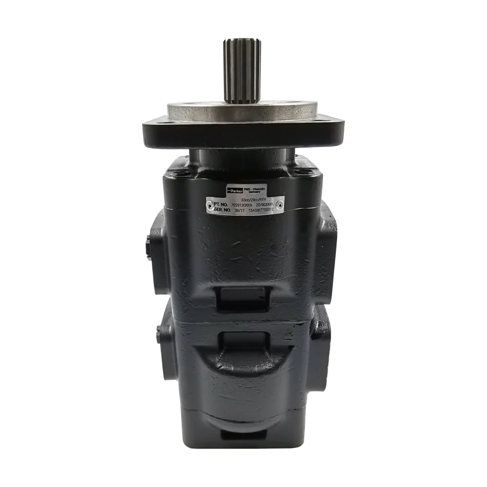 7029121029 Bomba Hidráulica Hydreco David Brown Eje Estriado Gi ro Derecho 4 Tornillos 33 29 Gpm JCB 214E 3CX